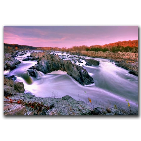 Everything Flows By CATeyes-22x32 Canvas Art Ready To Hang,22x32